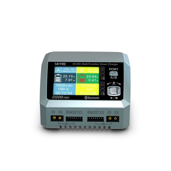 SkyRC D200neo 800W Dual Channel Multi-Function Smart Charger